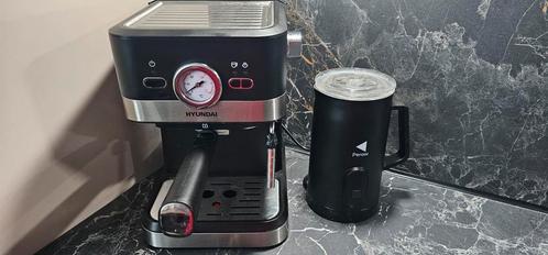 Nieuw Hyundai espresso apparaat + melkopschuimer, Witgoed en Apparatuur, Koffiezetapparaten, Espresso apparaat, Ophalen