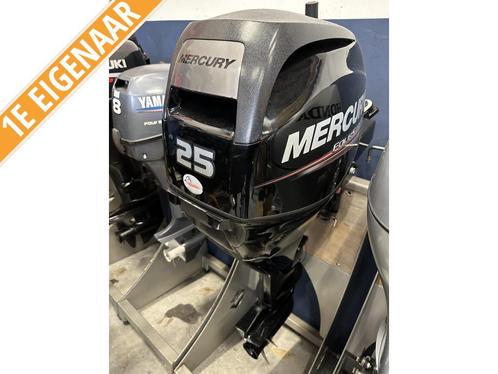 Mercury 25PK Elec start + Knuppel Langstaart EFI Injectie, Watersport en Boten, Buiten- en Binnenboordmotoren, Gebruikt, Benzine
