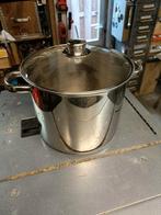 RVS Soeppan 5 Liter - Zo goed als nieuw!, Zo goed als nieuw, Rvs, Keramische plaat, Ophalen