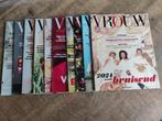 10x Tijdschrift Vrouw -  Bijlage Telegraaf -, Boeken, Ophalen of Verzenden, Zo goed als nieuw, Damesbladen