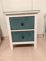 2x Nachtkastjes wit, Huis en Inrichting, Ophalen, Minder dan 45 cm, Ikea, 55 tot 70 cm
