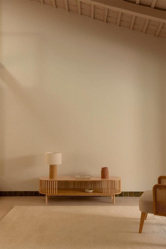 Connery tv-meubel bamboe 150cm, Huis en Inrichting, Kasten | Televisiemeubels, Zo goed als nieuw, Minder dan 100 cm, 100 tot 150 cm