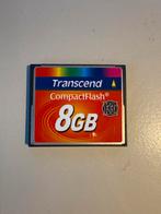 Transcend CompactFlash 8GB - Gebruikt, Audio, Tv en Foto, Fotografie | Geheugenkaarten, Gebruikt, 8 GB, Ophalen of Verzenden, Fotocamera