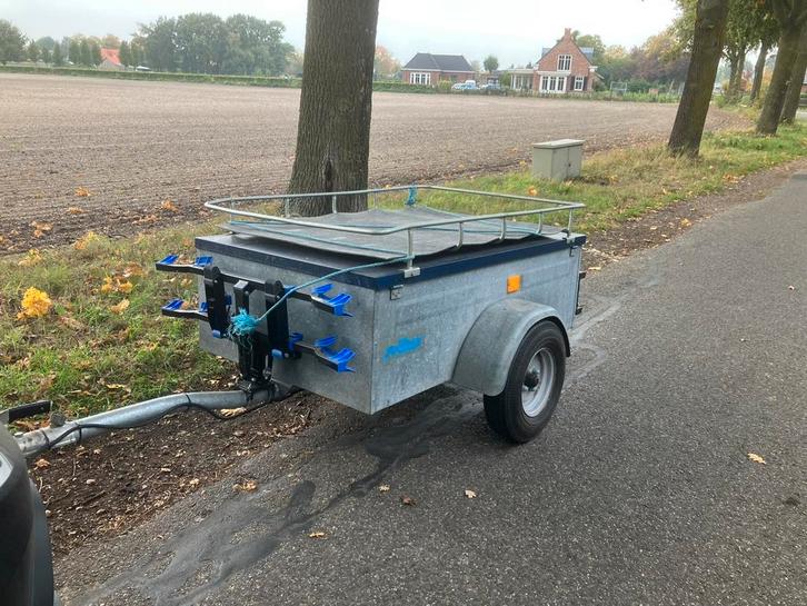 Complete De Waard Zilvermeeuw tent met bagagewagen, Caravans en Kamperen, Tenten, Zo goed als nieuw, Ophalen