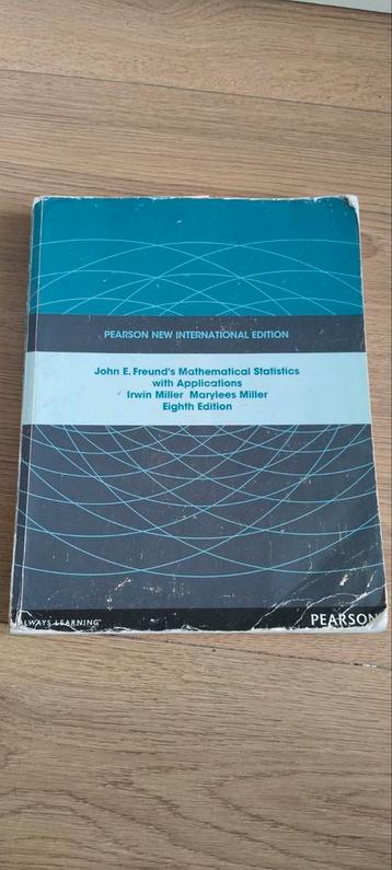 John E. Freund's Mathematical Statistics with Applications  beschikbaar voor biedingen