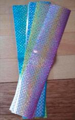 Nagelfolie 4*20cm mermaid knutselen x5 incl verzend, Overige kleuren, Nieuw, Ophalen of Verzenden, Handen en Nagels