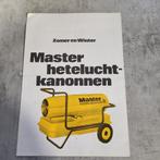 Master Heteluchtkanonnen Folder/Catalogus, Ophalen of Verzenden, Gelezen, Master, Folder