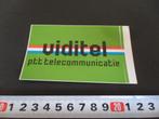 sticker PTT Telecom VIDITEL telecommunicatie, Ophalen, Zo goed als nieuw, Bedrijf of Vereniging