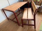 Ikea kindertafel en bankje ypperlig kinderset, Ophalen, Zo goed als nieuw, Tafel(s) en Stoel(en)