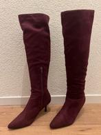 Burgundy Kitten Heel Laarzen, Kleding | Dames, Schoenen, Hoge laarzen, FashionNova, Ophalen of Verzenden, Zo goed als nieuw
