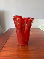 Zakdoek glazen geplooide vass, Antiek en Kunst, Ophalen of Verzenden