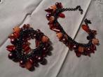 set uit diversen rode kralen nr k 5542, Sieraden, Tassen en Uiterlijk, Kettingen, Ophalen of Verzenden, Nieuw, Rood, Overige materialen