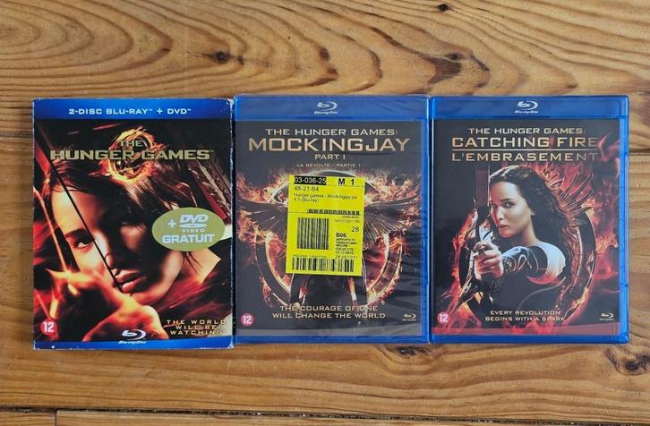 Hunger games blu-ray collectie, Cd's en Dvd's, Blu-ray, Gebruikt, Actie, Ophalen of Verzenden