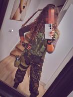 Carnaval / verkleedskleding soldaat / leger compleet maat M, Maat 38/40 (M), Carnaval, Ophalen of Verzenden, Zo goed als nieuw