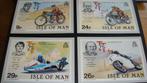 4 Kaarten Isle Of  Man, Ophalen of Verzenden, 1980 tot heden, Ongelopen, Voertuig