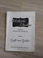Melodische Etuden piano Goffe van Gelder, Gebruikt, Klassiek, Ophalen of Verzenden, Artiest of Componist