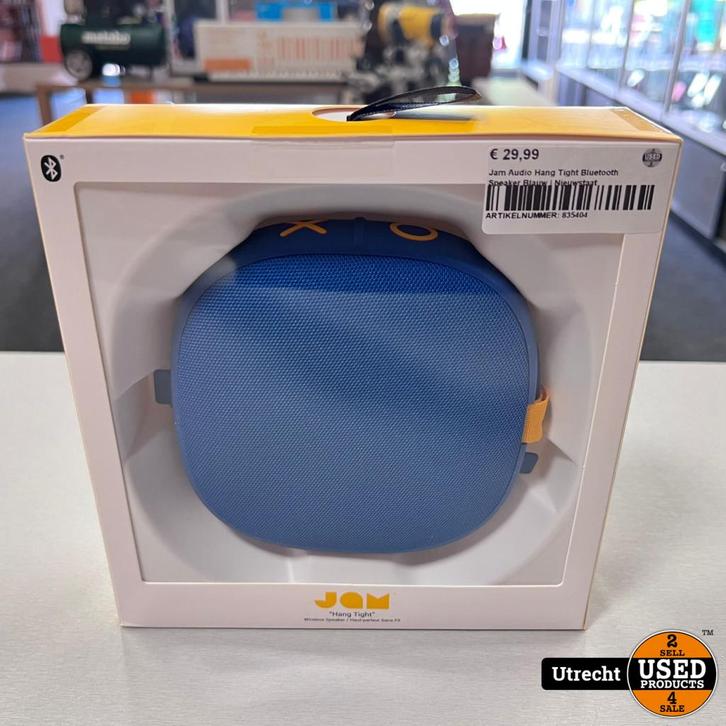 Jam Audio Hang Tight Bluetooth Speaker Blauw | Nieuwstaat, Auto diversen, Autospeakers, Zo goed als nieuw