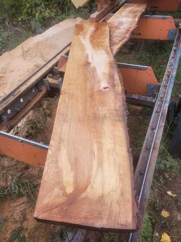 Schaaldeel boomstamtafel boomplank vensterbank GELE BERK beschikbaar voor biedingen