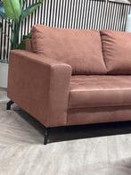 ZGAN Moderne Cognac Hoekbank - 260 x 215, Ophalen, 250 tot 300 cm, -, -