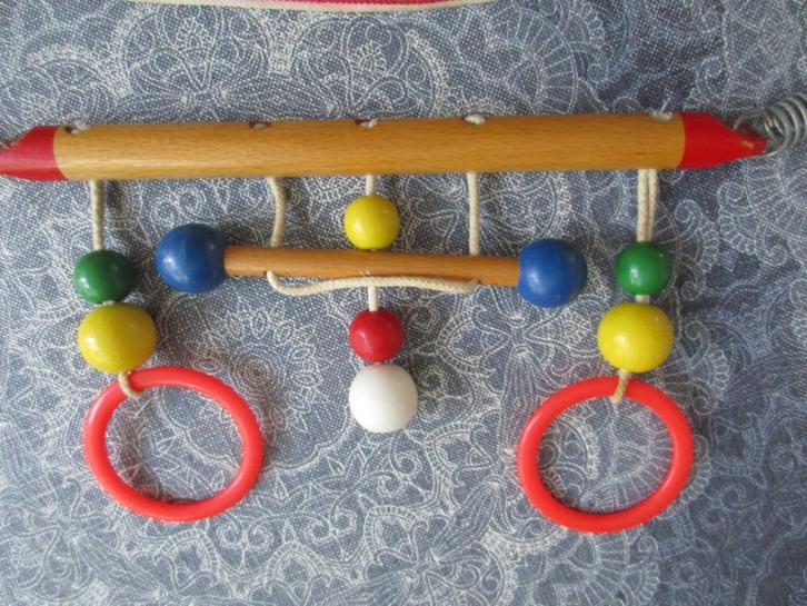 vintage babygym of trapeze voor de kinderbox of ledikant., Kinderen en Baby's, Speelgoed | Babyspeelgoed, Gebruikt, Overige typen