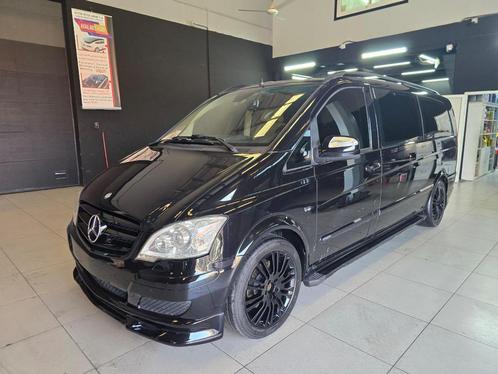 Mercedes Viano 3.5 V6 2012 zwart VIP bus, Auto's, Mercedes-Benz, Bedrijf, Viano, Benzine, Automaat, Zwart, Zwart, Leder, Ophalen