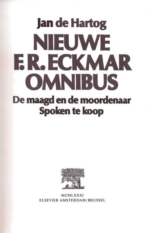 Jan de Hartog - Omnibus, Boeken, Romans, Gelezen, Nederland, Ophalen of Verzenden