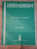 Harmonium het derde leerboek folk dean, Muziek en Instrumenten, Bladmuziek, Gebruikt, Ophalen of Verzenden