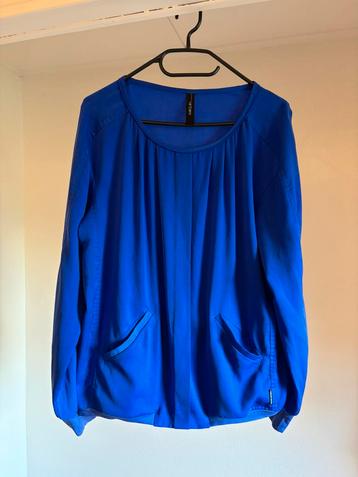 Koningsblauwe marccain blouse maat 3/38 beschikbaar voor biedingen