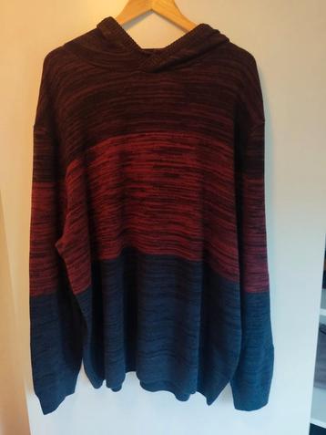 Heren trui triColor met capuchon mt 3xl beschikbaar voor biedingen