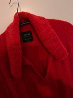 Rode Marccain spencer mouwloze trui met kraag maat 6, Ophalen of Verzenden, Zo goed als nieuw, Maat 38/40 (M), Rood