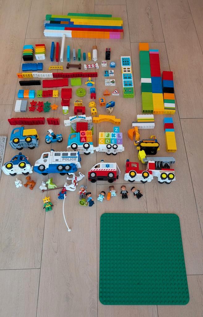 Enorme set duplo meer dan 450 onderdelen, blokken voertuigen, Kinderen en Baby's, Speelgoed | Duplo en Lego, Zo goed als nieuw