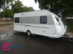 Knaus Azur 460 Frans Bed en Rondzit + Mover, Caravans en Kamperen, Caravans, Bedrijf, 6 tot 7 meter, Schokbreker, Knaus