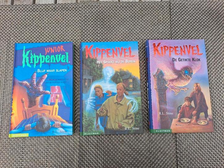 Bundel van 3 boeken van R.L. Stine - Kippenvel, Boeken, Kinderboeken | Jeugd | 10 tot 12 jaar, Gelezen, Ophalen of Verzenden