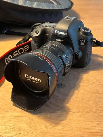 Canon 6d, ef 24-105 L, 50 mm & tamron 100-400 (setprijs) beschikbaar voor biedingen