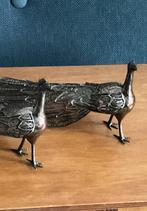 Paar zilveren Hannen, Antiek en Kunst, Ophalen of Verzenden, Zilver