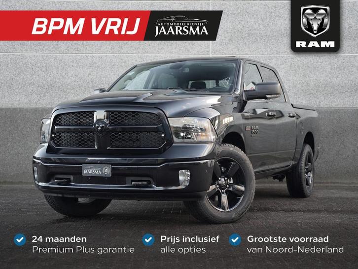 Dodge Ram 1500 5.7 V8 Classic Night 4x4 Crew Cab |Keyless En, Auto's, Dodge, Bedrijf, Te koop, RAM 1500, 4x4, ABS, Achteruitrijcamera