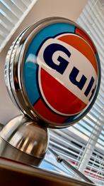 Porsche Gulf bezinepomp unieke kleurstelling, Verzamelen, Merken en Reclamevoorwerpen, Ophalen, Nieuw, Reclamebord