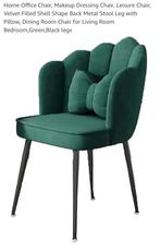 Green makeup dressing chair, Huis en Inrichting, Stoelen, Ophalen, Zo goed als nieuw, Overige kleuren, Eén