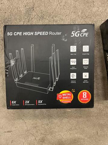 5G CPE High Speed Router - 2 stuks beschikbaar beschikbaar voor biedingen
