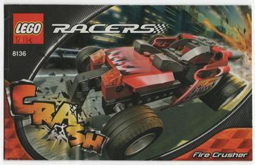 lego 8136-1 lego racers, Fire Crusher (2007) beschikbaar voor biedingen