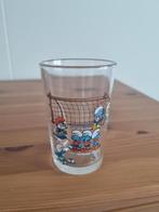 Smurfen voetbal glas glaasje, Verzamelen, Ophalen of Verzenden, Zo goed als nieuw, Bierglas