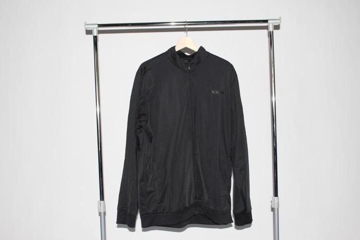 Adidas Black Track Jacket, Kleding | Heren, Sportkleding, Zo goed als nieuw, Algemeen, Maat 52/54 (L), Zwart, Ophalen of Verzenden