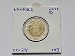 2-euromunt Duitsland (D) F 2011 Koers LX-K8.2, Ophalen of Verzenden, Duitsland, 2 euro, Losse munt