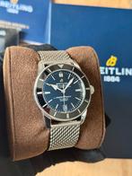 Breitling Superocean Heritage II 42mm Fullset van 2019 Zwart, Sieraden, Tassen en Uiterlijk, Horloges | Heren, Staal, Gebruikt