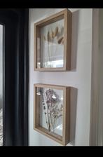 Droogbloemen in lijst, Huis en Inrichting, Woonaccessoires | Droogbloemen, Ophalen of Verzenden, Zo goed als nieuw