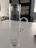 Glazen Vaas / Waterkan, Huis en Inrichting, Woonaccessoires | Vazen, Wit, Ophalen of Verzenden, Minder dan 50 cm, Glas