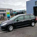 Peugeot 307 1.6 16V XR Break 2007 Zwart, 65 €/maand, 4 cilinders, 715 kg, 7 stoelen