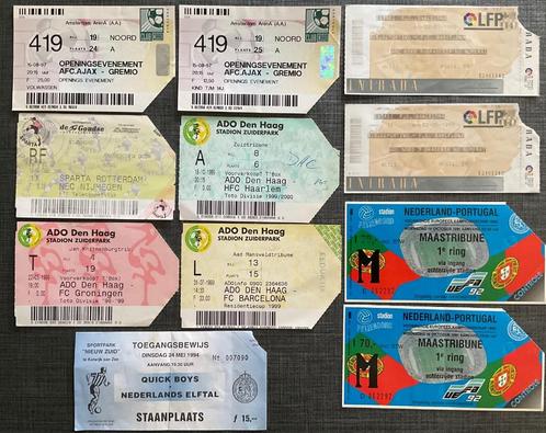 Oude Entree Voetbal Kaartjes AJAX ADO SPARTA NED + meer, Verzamelen, Sportartikelen en Voetbal, Gebruikt, Overige typen, Ajax
