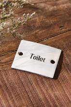 DEURBORDJE ~emaille vierkant Toilet~, Huis en Inrichting, Ophalen of Verzenden, Nieuw