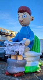 opblaasbare abraham op wc toilet pot man pop te huur hoog, Ophalen of Verzenden, Zo goed als nieuw, Abraham of Sarah